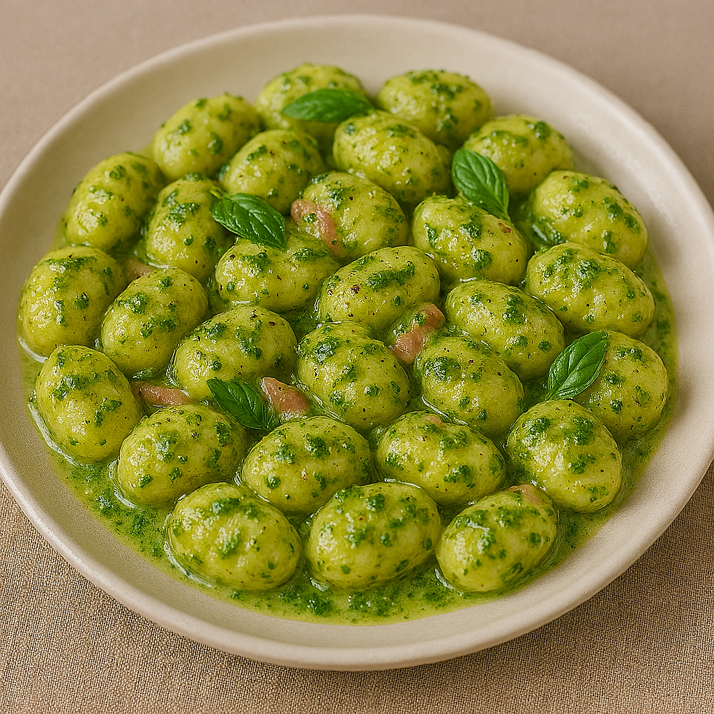 Gnocchi al Pesto di Basilico