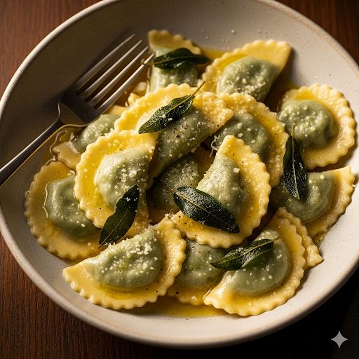 Ravioli Ricotta e Spinaci